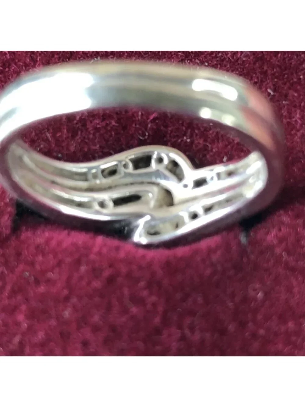 Kay Jewelers Wedding Ring Set 14KWG White Gold Diamond Engagement Romantic